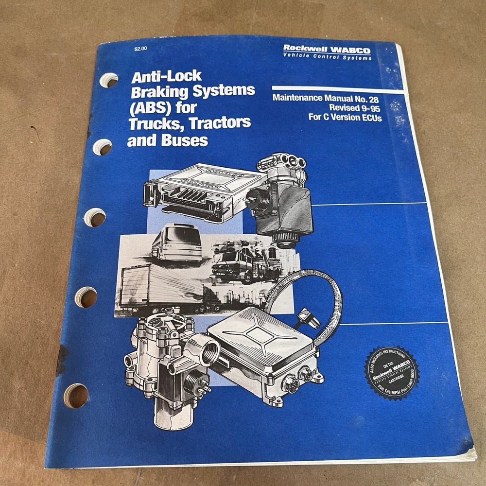 Rockwell WABCO Anti-Lock Braking Systems ABS Maintenance Manual‎ No. 28 Trucks